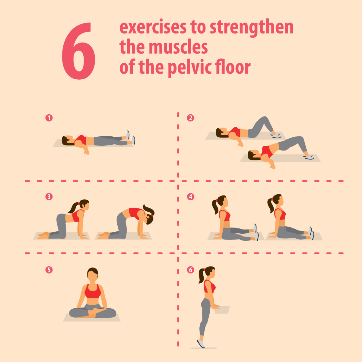 6 Pelvic Floor Exercises For Pelvic Wellness Best Maternity Back 